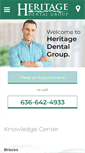 Mobile Screenshot of heritagedentalgroup.com